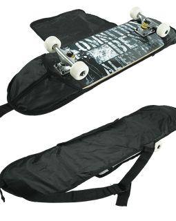 Senmi 7 Plies Maple Double Kick Concave Deck Cool alphabet Grip Tape Skateboard for Primary Intermediate + Free Skateboard Bag
